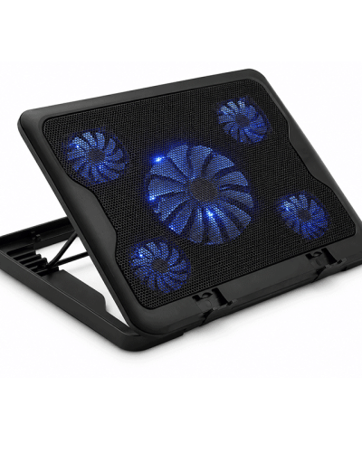 Base-Refrigeradora-para-Notebook-Gamer-com-5-Ventoinhas-LED